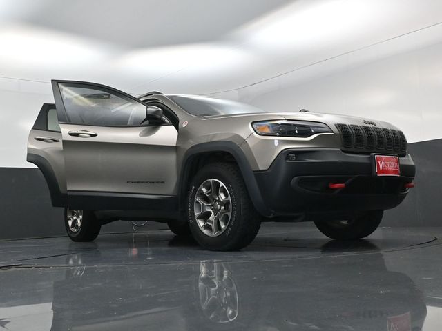 2020 Jeep Cherokee Trailhawk Beige at DeMontrond Automotive Group