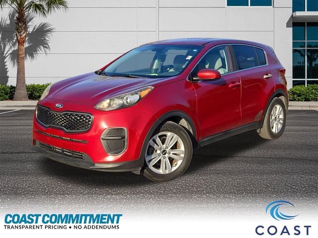 Hyper Red 2017 Kia Sportage LX SUV / Crossover Front-Wheel Drive 6-Speed Automatic