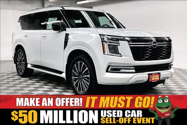 Everest White Pearl Tricoat 2026 Nissan Armada SUV / Crossover Four-Wheel Drive 9-Speed Automatic