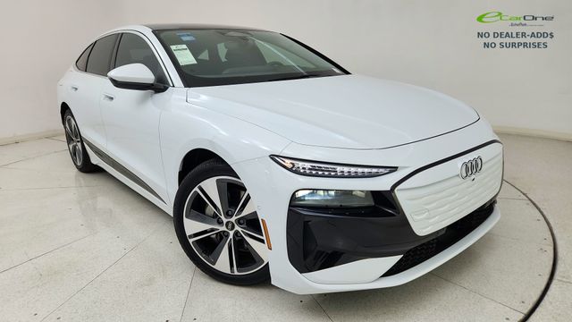 Glacier White Metallic 2025 Audi A6 e-tron Sportback Premium Plus RWD Sedan Rear-Wheel Drive Automatic