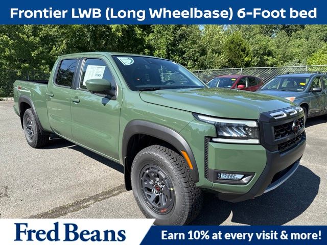 Tactical Green Metallic 2026 Nissan Frontier Pickup Truck Four-Wheel Drive 9-Speed Automatic Overdrive