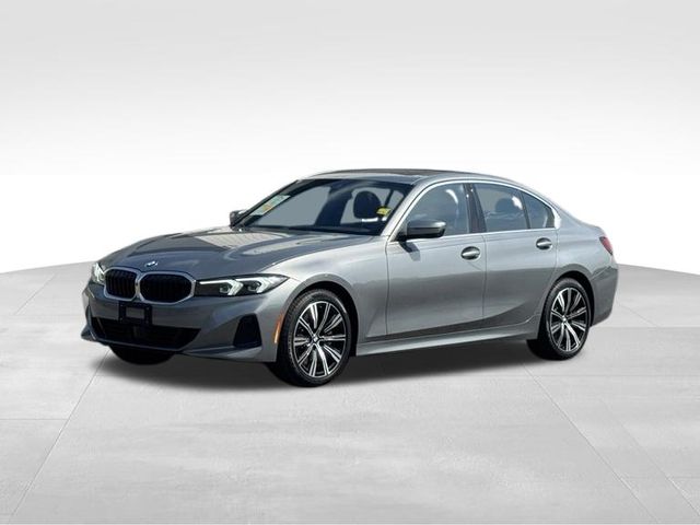 Gray (Skyscraper Grey Metallic) 2026 BMW 3 Series Sedan All-Wheel Drive 8-Speed Automatic