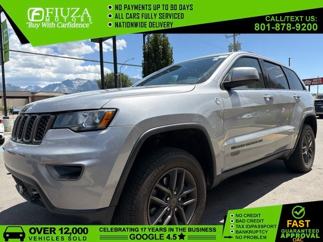 Billet Silver Metallic Clearcoat 2017 Jeep Grand Cherokee SUV / Crossover Four-Wheel Drive 8-Speed Automatic