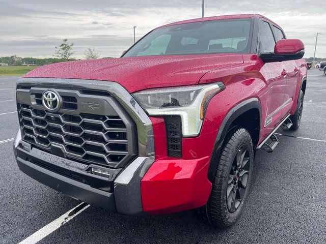 Red 2026 Toyota Tundra Platinum CrewMax Cab 4WD Pickup Truck Four-Wheel Drive Automatic