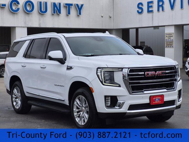 Summit White 2024 GMC Yukon SLT RWD SUV / Crossover 4X2