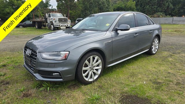 Monsoon Gray Metallic 2014 Audi A4 Sedan Front-Wheel Drive Continuously Variable Transmission