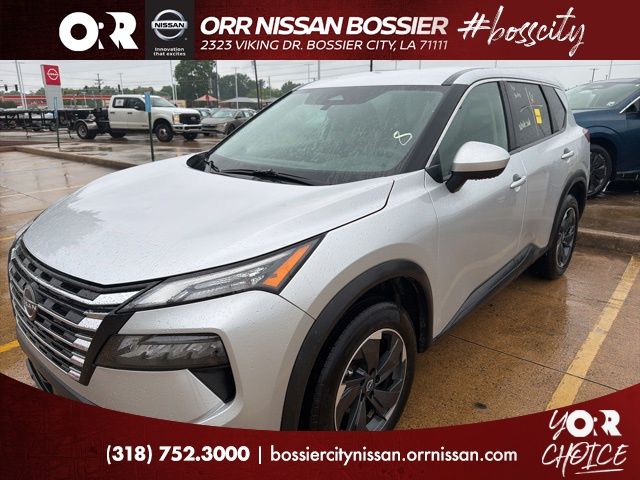 Brilliant Silver Metallic 2025 Nissan Rogue SV FWD SUV / Crossover Front-Wheel Drive Continuously Variable Transmission