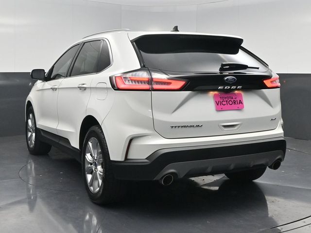 2022 Ford Edge Titanium White at DeMontrond Auto Country