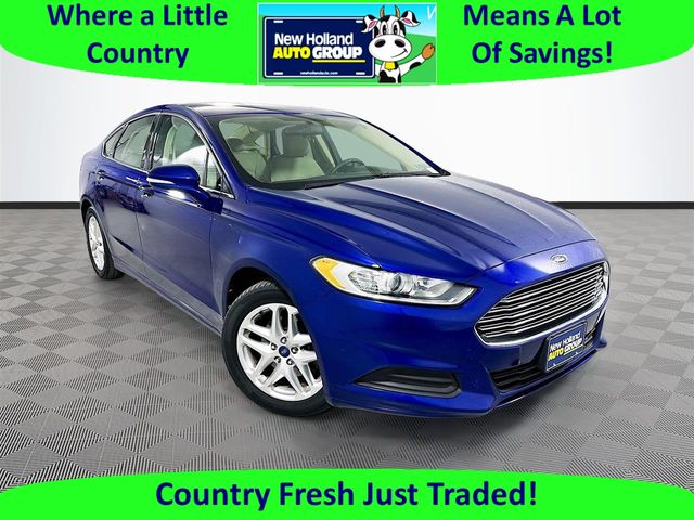 Blue 2013 Ford Fusion SE Sedan Front-Wheel Drive 6-Speed Automatic