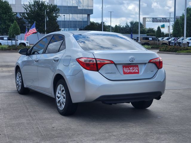 2017 Toyota Corolla LE Silver at Durrett Motor Company