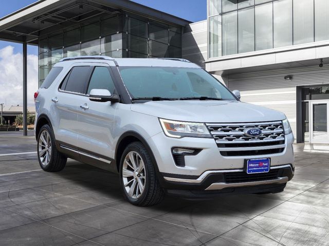 2018 Ingot Silver Ford Explorer Limited FWD SUV