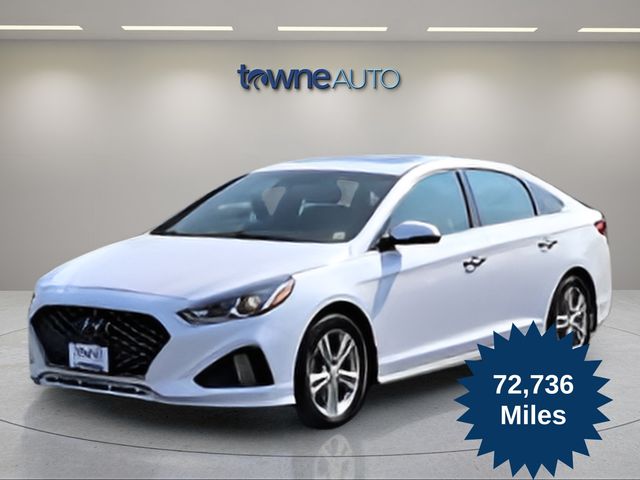 Quartz White Pearl 2019 Hyundai Sonata Sedan Front-Wheel Drive 6-Speed Automatic