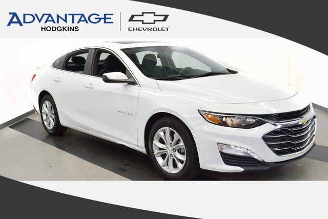 Summit White 2024 Chevrolet Malibu LT with 1LT FWD Sedan Front-Wheel Drive Automatic
