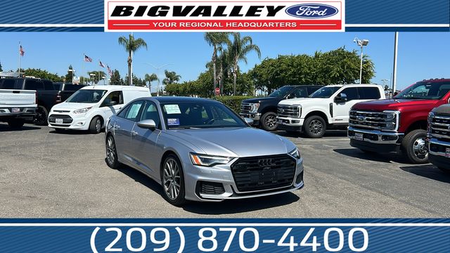 Silver Metallic 2022 Audi A6 quattro Premium Plus 55 TFSI Sedan All-Wheel Drive 7-Speed Automatic