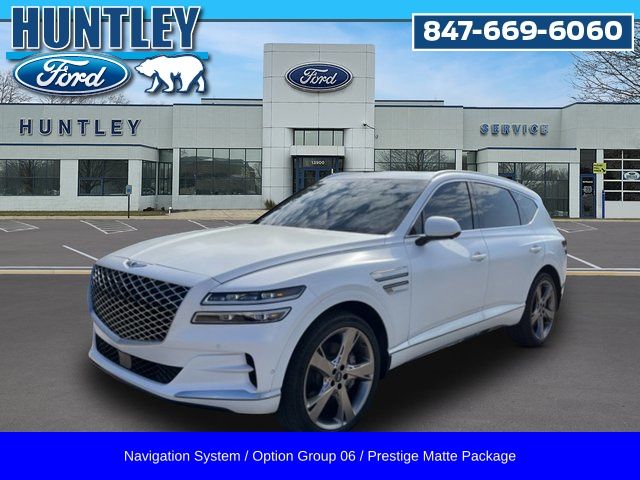 Matterhorn White 2023 Genesis GV80 SUV / Crossover All-Wheel Drive 8-Speed Automatic