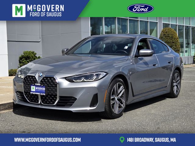 Skyscraper Gray Metallic 2024 BMW 4 Series Sedan All-Wheel Drive 8-Speed Automatic