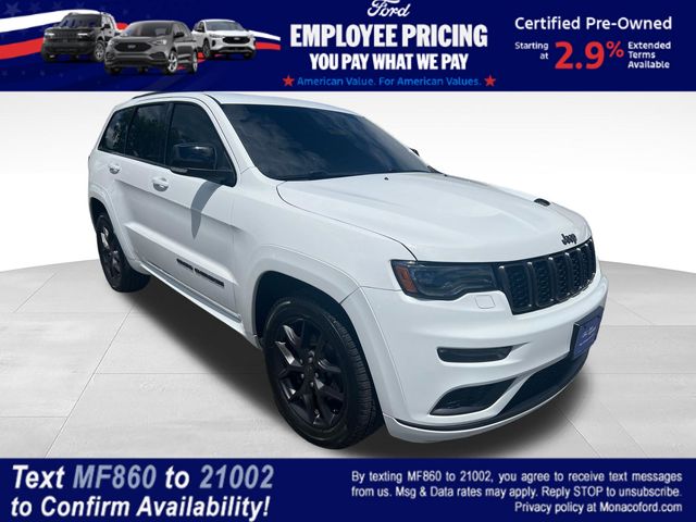 Bright White Clearcoat 2019 Jeep Grand Cherokee Limited X 4WD SUV / Crossover Four-Wheel Drive 8-Speed Automatic