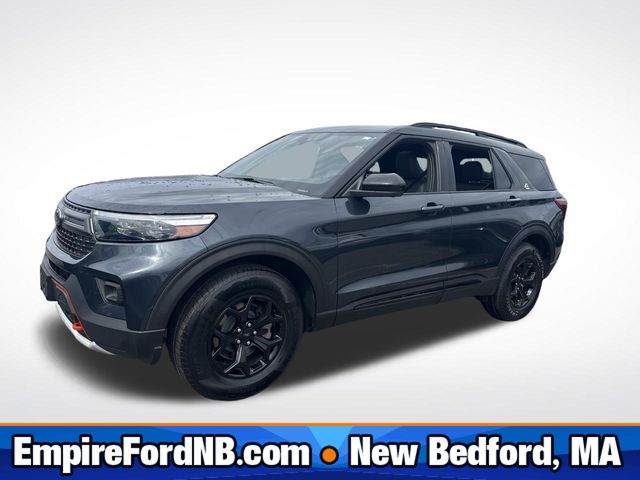 Blue Metallic 2023 Ford Explorer SUV / Crossover All-Wheel Drive Automatic