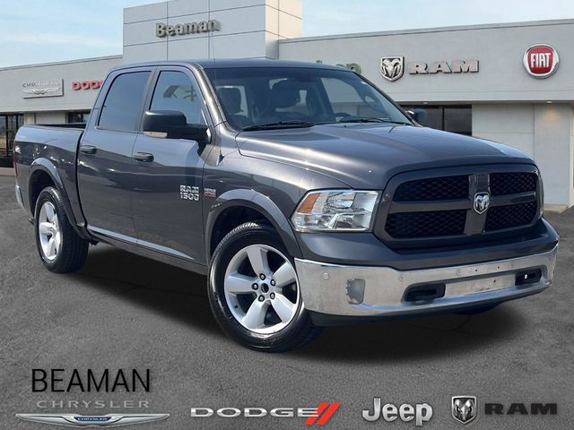 Gray (Granite Crystal Metallic Clearcoat) 2015 RAM 1500 Outdoorsman Crew Cab RWD Pickup Truck 4X2 8-Speed Automatic