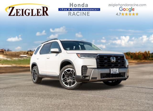 Platinum White 2026 Honda Pilot SUV / Crossover All-Wheel Drive Automatic