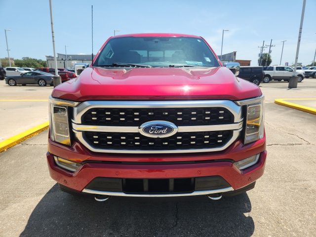 Certified Used 2022 Red Ford Platinum image 2