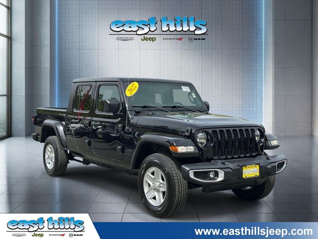 Black Clearcoat 2022 Jeep Gladiator Sport Crew Cab 4WD Pickup Truck Four-Wheel Drive 8-Speed Automatic