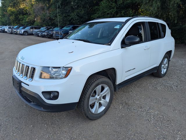 2014 Bright White Clearcoat Jeep Compass Sport 4X4 SUV