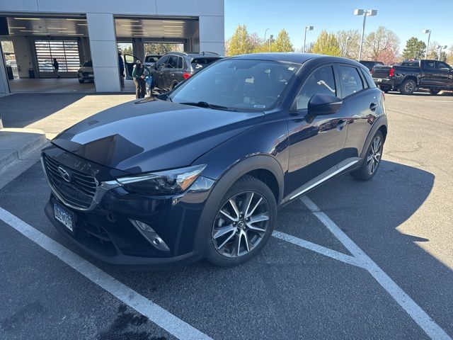 Deep Crystal Blue Mica 2017 Mazda CX-3 Grand Touring AWD SUV / Crossover All-Wheel Drive 6-Speed Automatic