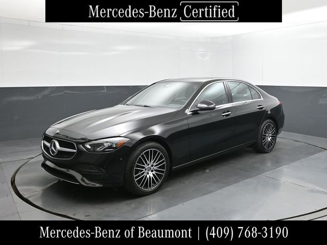 Black 2026 Mercedes-Benz C-Class Sedan Rear-Wheel Drive 9-Speed Automatic