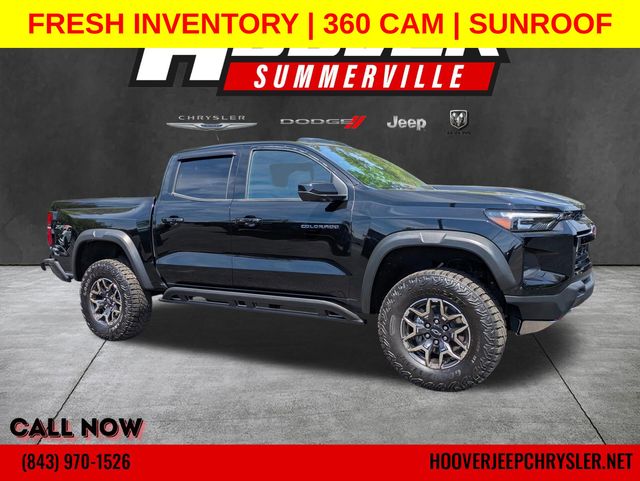 Black 2024 Chevrolet Colorado ZR2 Crew Cab 4WD Pickup Truck Four-Wheel Drive 8-Speed Automatic
