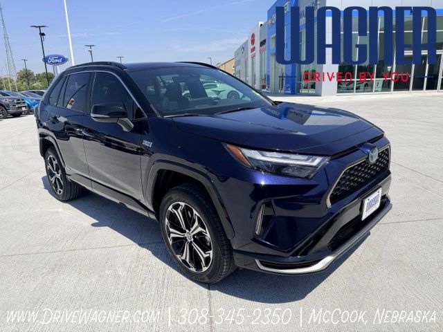 Blue 2023 Toyota RAV4 Prime SUV / Crossover All-Wheel Drive Continuously Variable Transmission
