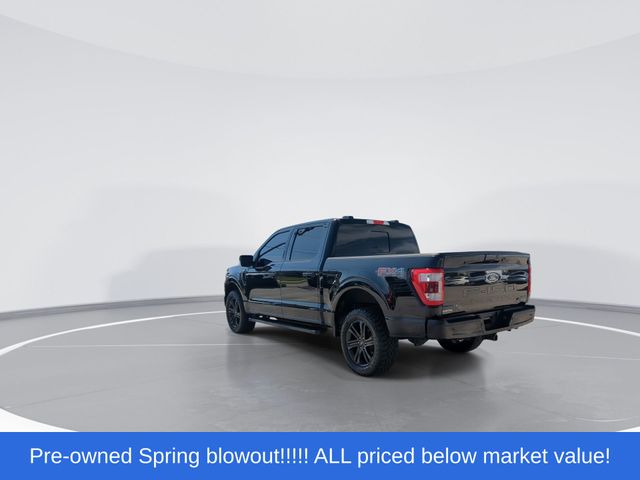 Used 2022 Agate Black Metallic Ford Lariat image 6