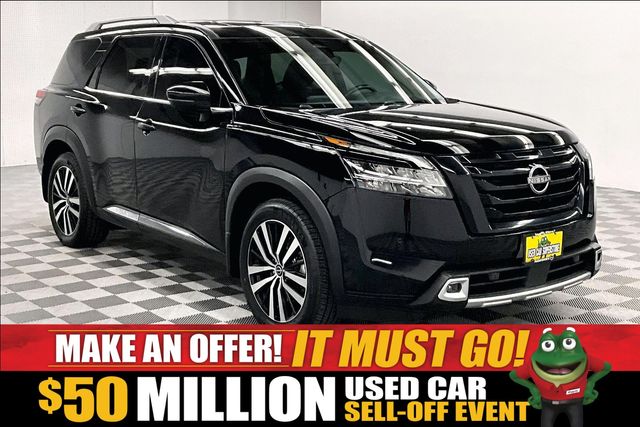 Super Black 2023 Nissan Pathfinder SUV / Crossover All-Wheel Drive 9-Speed Automatic