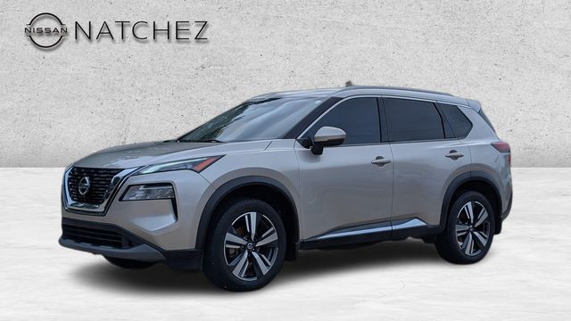 Champagne Silver Metallic 2021 Nissan Rogue SUV / Crossover Front-Wheel Drive Continuously Variable Transmission