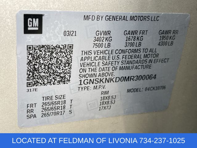 Used 2021 Chevrolet Tahoe For Sale in Muncie, IN
