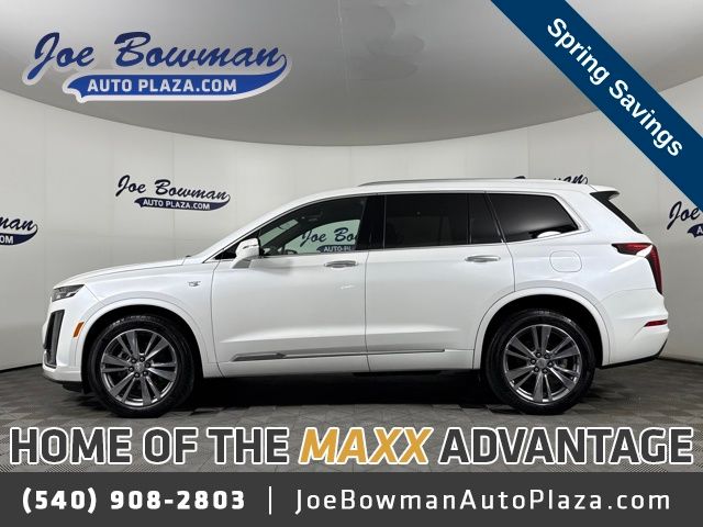 Crystal White Tricoat 2025 Cadillac XT6 Premium Luxury AWD SUV / Crossover Four-Wheel Drive 9-Speed Automatic