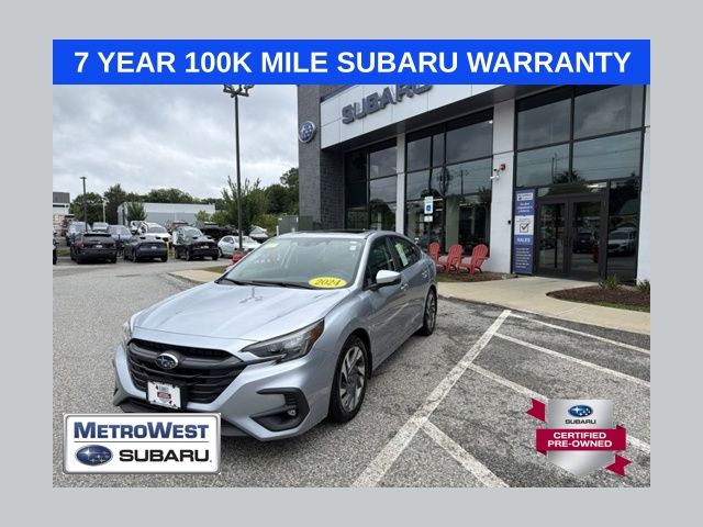 Ice Silver Metallic 2024 Subaru Legacy Sedan All-Wheel Drive Continuously Variable Transmission
