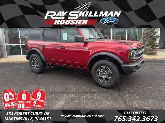 Ruby Red Metallic 2025 Ford Bronco SUV / Crossover Four-Wheel Drive Automatic