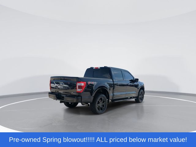 Used 2022 Agate Black Metallic Ford Lariat image 8