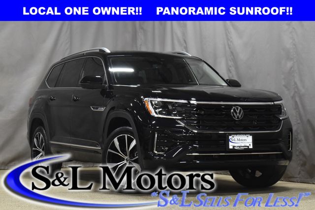 Deep Black Pearl 2024 Volkswagen Atlas SEL Premium R-Line 4Motion AWD SUV / Crossover All-Wheel Drive 8-Speed Automatic
