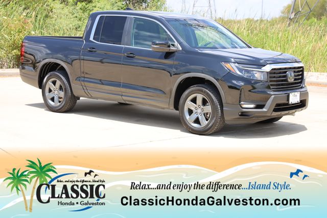 Crystal Black Pearl 2023 Honda Ridgeline Pickup Truck All-Wheel Drive 9-Speed Automatic