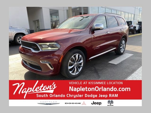 Octane Red Pearlcoat 2021 Dodge Durango Citadel RWD SUV / Crossover Rear-Wheel Drive 8-Speed Automatic