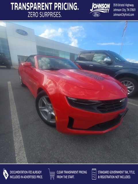 Red Hot 2020 Chevrolet Camaro 1LT Convertible RWD Convertible Rear-Wheel Drive Automatic