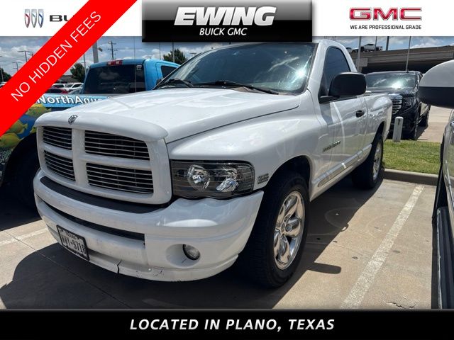Bright White 2005 Dodge RAM 1500 Pickup Truck Rear-Wheel Drive 5-Speed Automatic