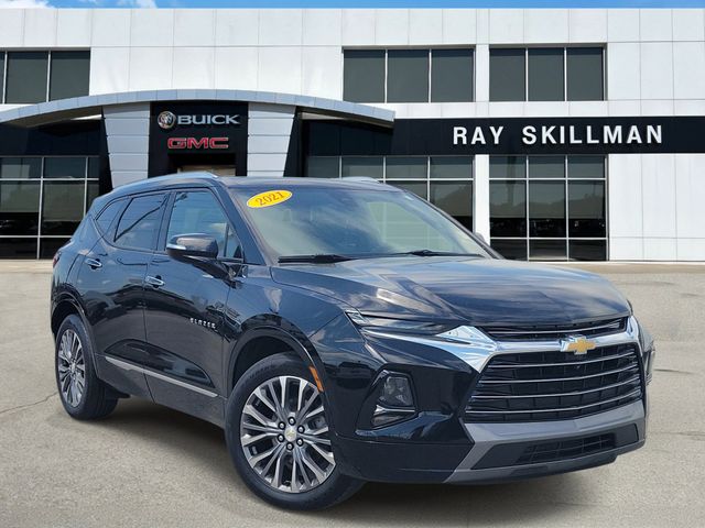 Black 2021 Chevrolet Blazer Premier AWD SUV / Crossover All-Wheel Drive 9-Speed Automatic