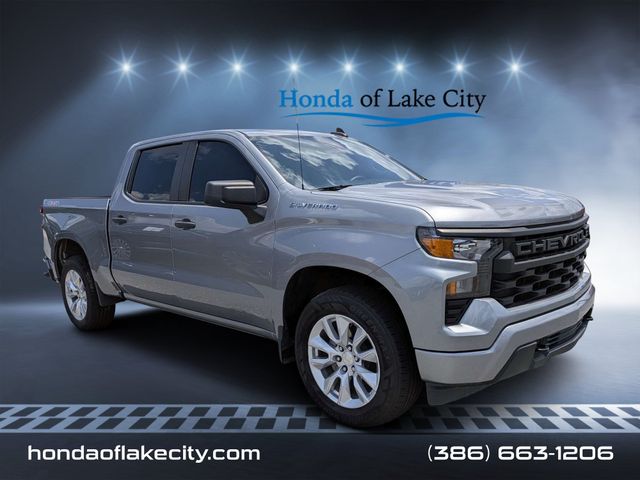 Sterling Gray Metallic 2023 Chevrolet Silverado 1500 Pickup Truck Four-Wheel Drive 8-Speed Automatic