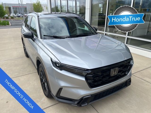 Lunar Silver Metallic 2023 Honda CR-V Hybrid Sport AWD SUV / Crossover All-Wheel Drive Continuously Variable Transmission