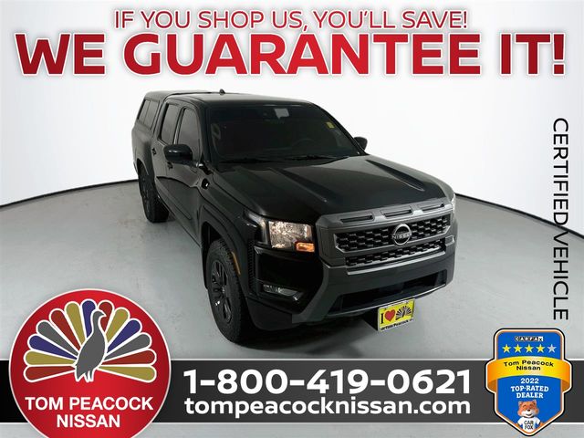 Super Black 2025 Nissan Frontier Pickup Truck 4X2 9-Speed Automatic Overdrive