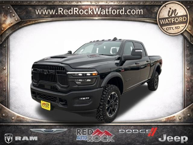 Diamond Black Crystal Pearlcoat 2026 RAM 2500 Pickup Truck Four-Wheel Drive 8-Speed Automatic