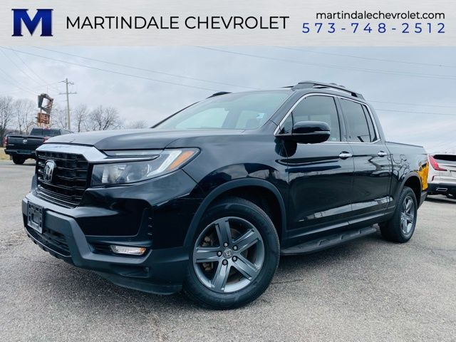 Black 2022 Honda Ridgeline RTL-E AWD Pickup Truck All-Wheel Drive 9-Speed Automatic